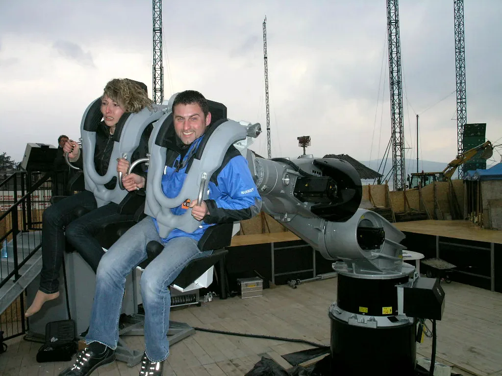 Onride-Fotosystem für einen RoboCoaster