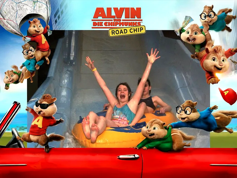 Fotosystem für Wasserrutschen mit digitalem Verkauf