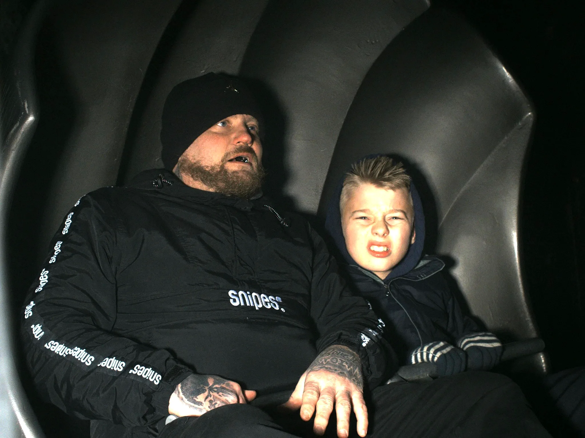 Wasserrutschen-Fotoanlage für Familienattraktionen